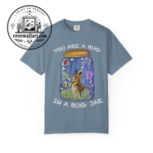 Funny Bug Jar T-Shirt | Vintage Insect Graphic Tee
