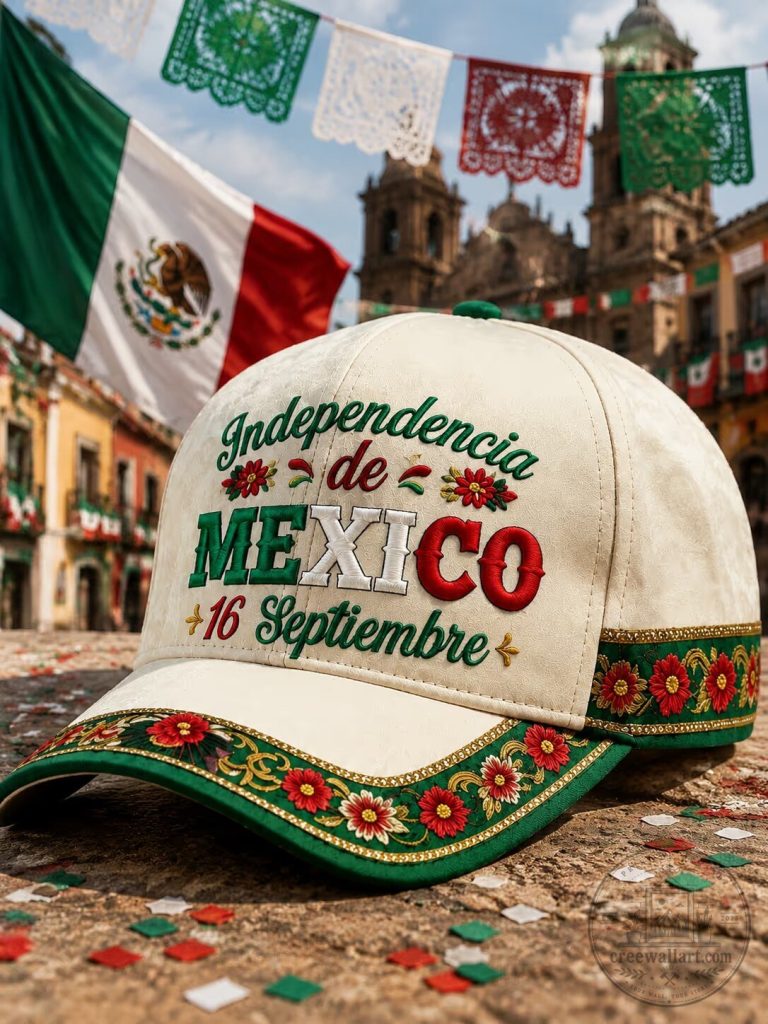 Mexico Independence Day September 16th Embroidered Cap Hat 20 Mexico Independence Day September 16th Embroidered Cap Hat