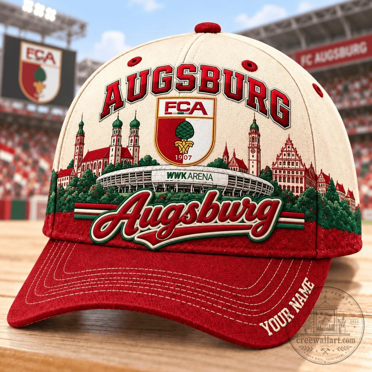 FC Augsburg Bundesliga Football Club Baseball Cap Hat