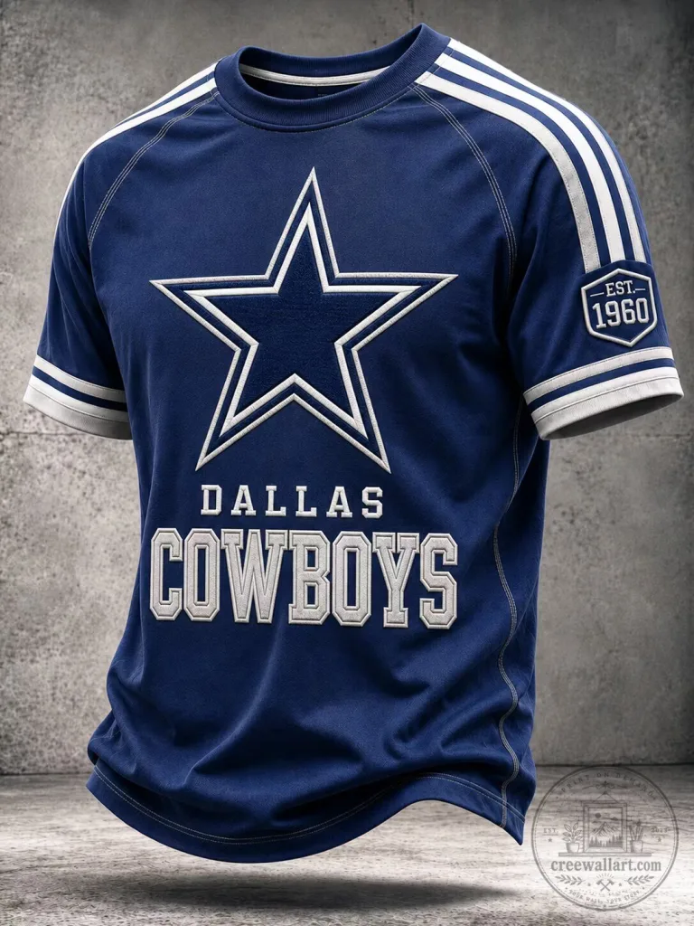 Dallas Cowboys Football Fan Tee Men's Iconic T-Shirt