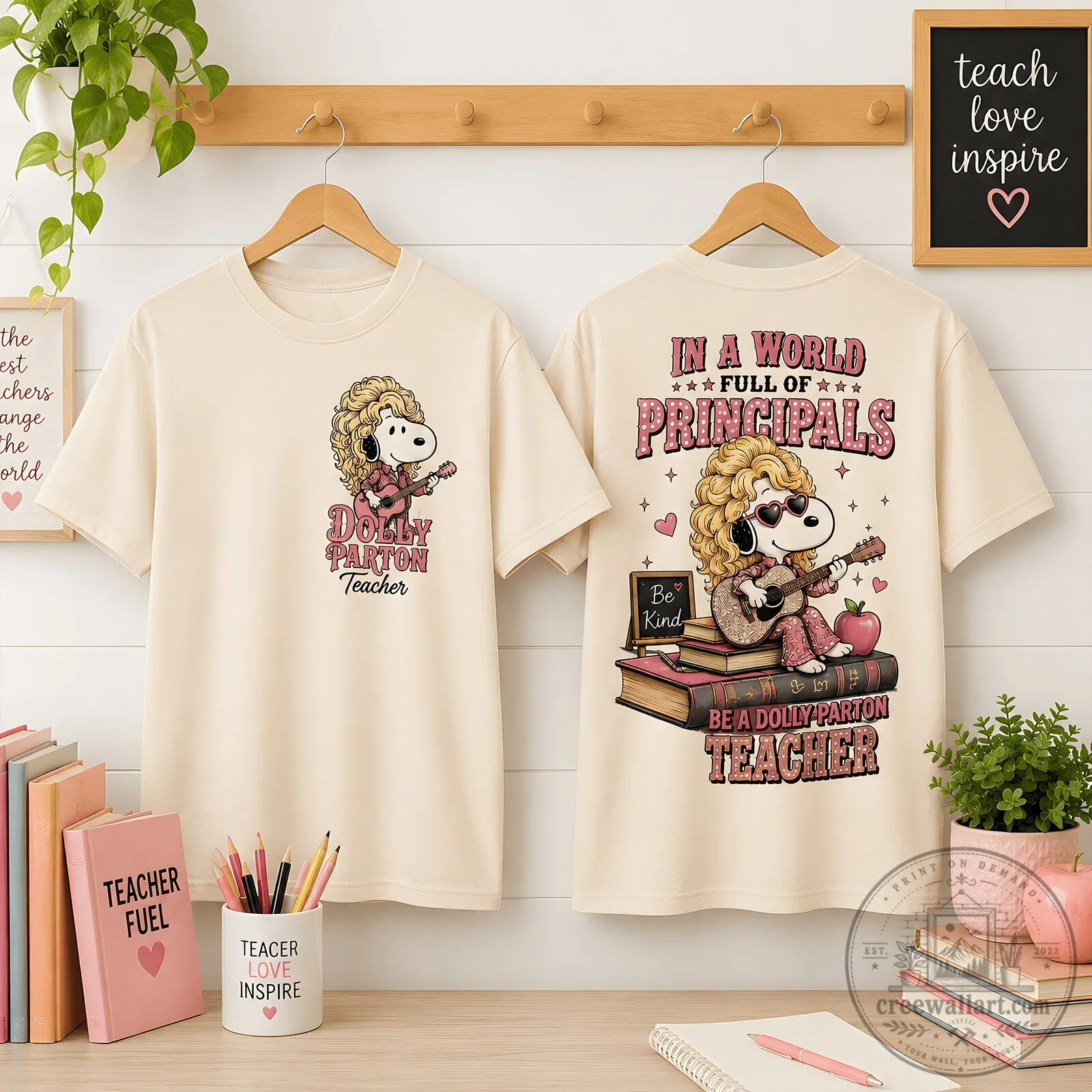 Dolly Parton Teacher Snoopy Full Of Principals T-Shirt