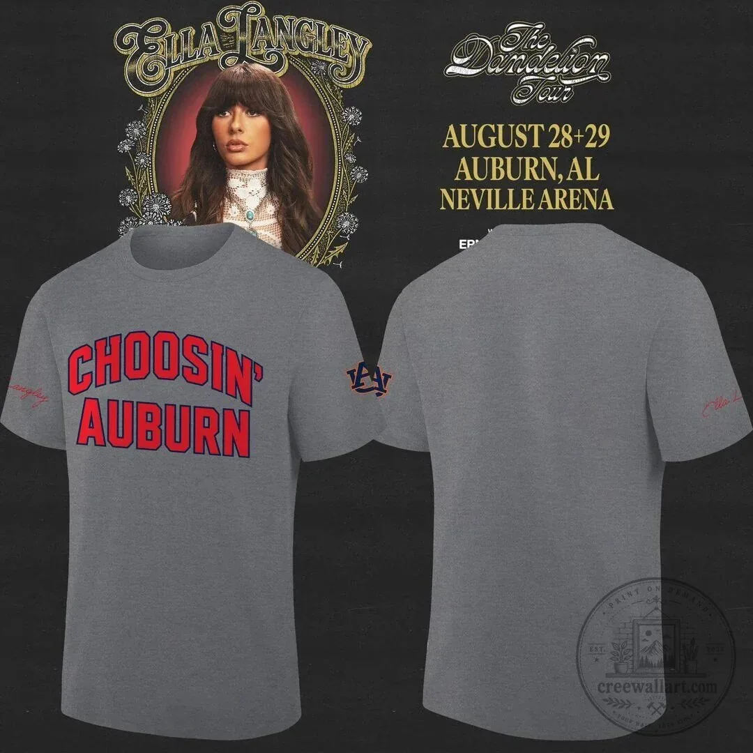 Ella Langley Auburn Tigers Neville Arena T-Shirt - The Dandelion Tour