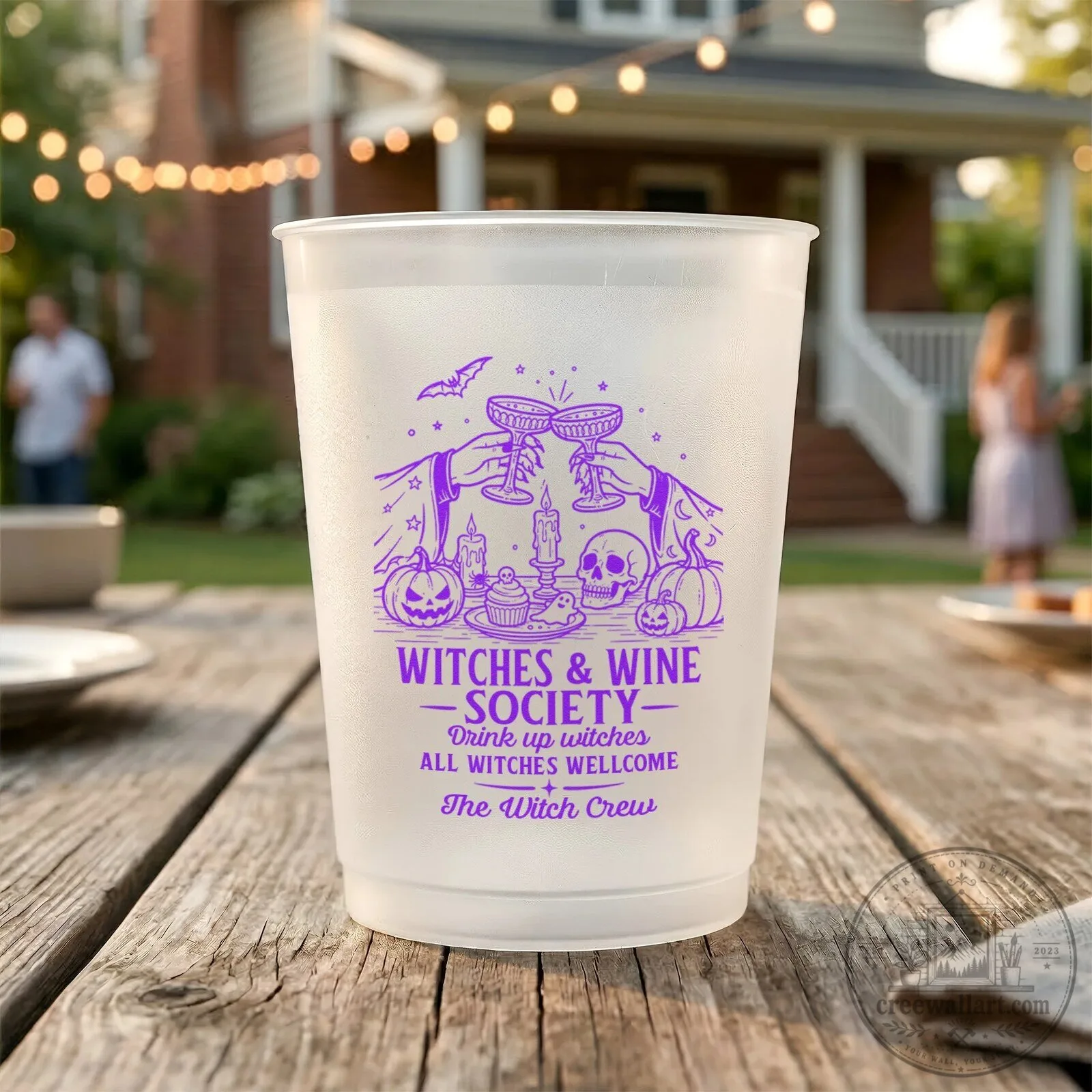 Witches and Wine Society Halloween Frosted Cups for Spooky Season Parties 7 Witches and Wine Society Halloween Frosted Cups for Spooky Season Parties