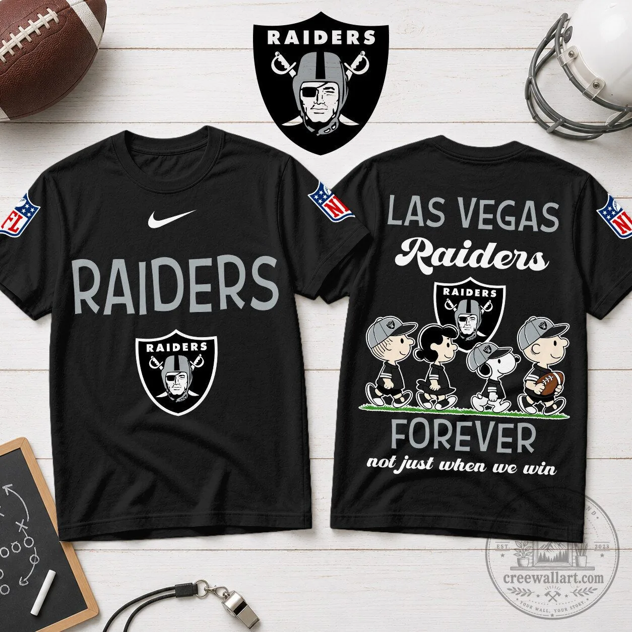 Las Vegas Raiders Football Peanuts Forever Fan T-Shirt