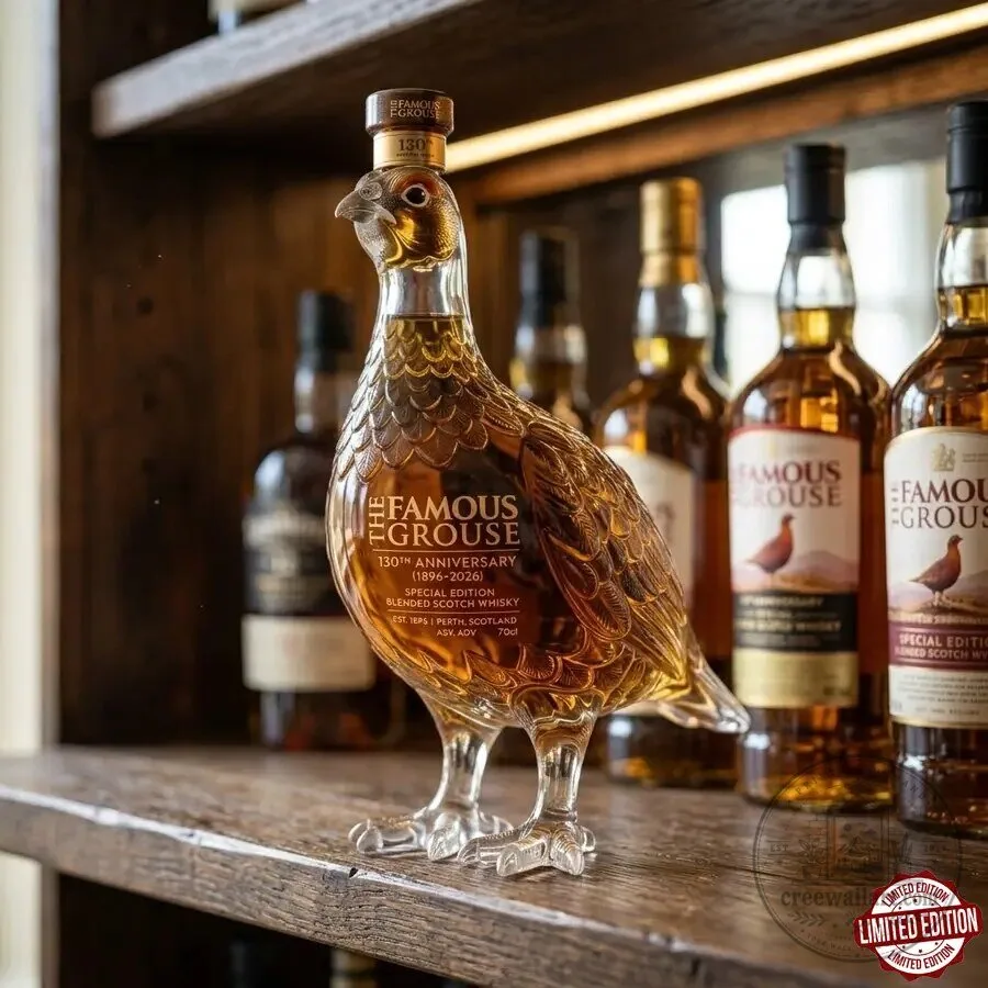 130th Anniversary Edition Blended Scotch Whisky Bottle from The Famous Grouse 9 130th Anniversary Edition Blended Scotch Whisky Bottle from The Famous Grouse
