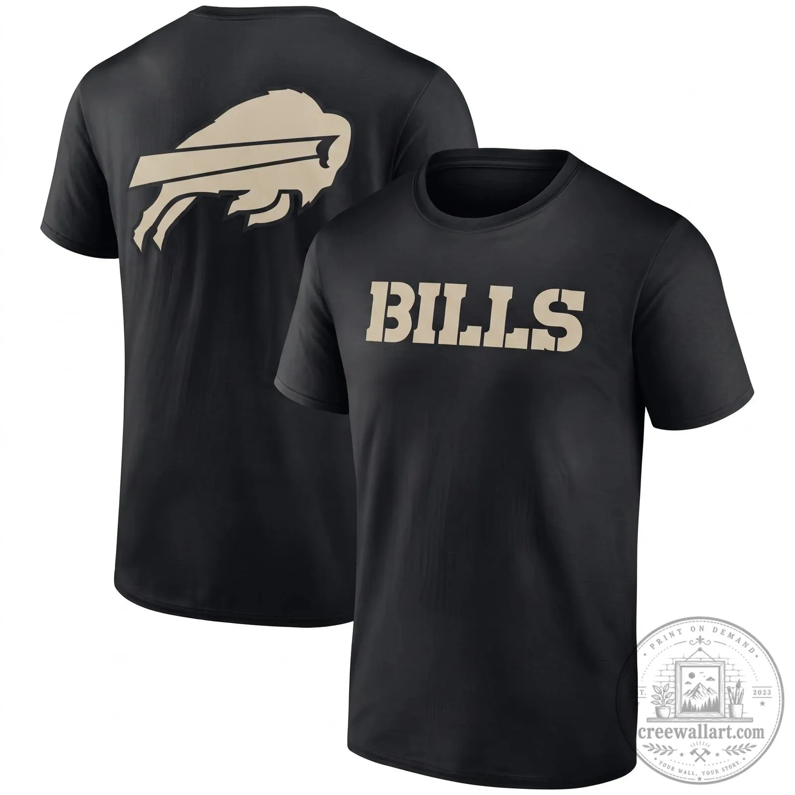Buffalo Bills Salute To Service Camouflage Logo Military Green T-Shirt 9 Buffalo Bills Salute To Service Camouflage Logo Military Green T-Shirt