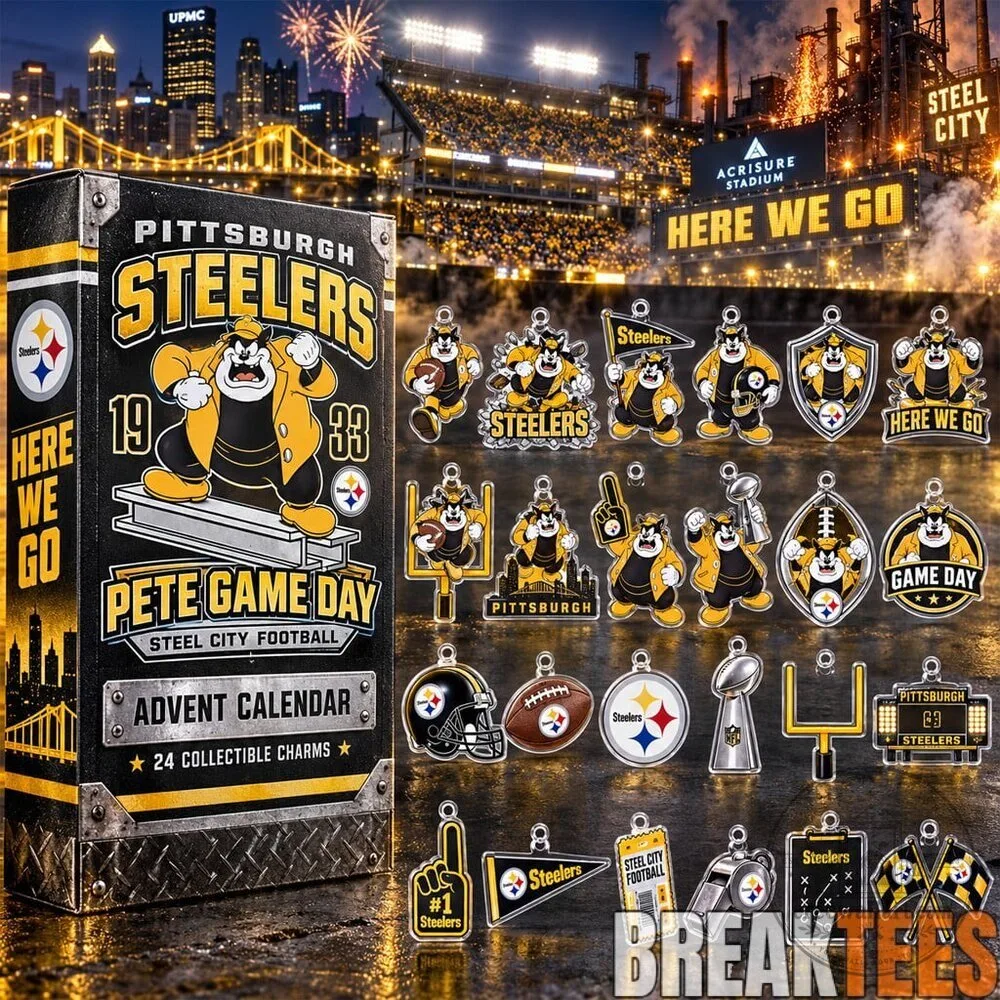 Pittsburgh Steelers Pete Game Day Collectible Charms Advent Calendar