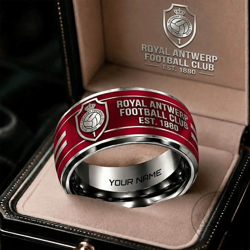 Royal Antwerp Football Club Personalized Red Ring