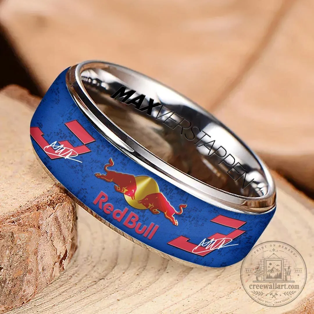 Max Verstappen Red Bull Racing Formula One Team Ring 3 Max Verstappen Red Bull Racing Formula One Team Ring