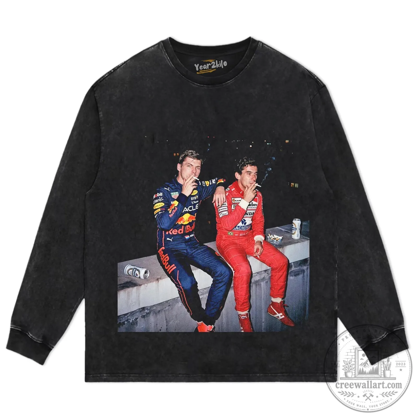 Max Verstappen F1 and Ayrton Senna Formula 1 Racing Legends T-Shirt 12 Max Verstappen F1 and Ayrton Senna Formula 1 Racing Legends T-Shirt