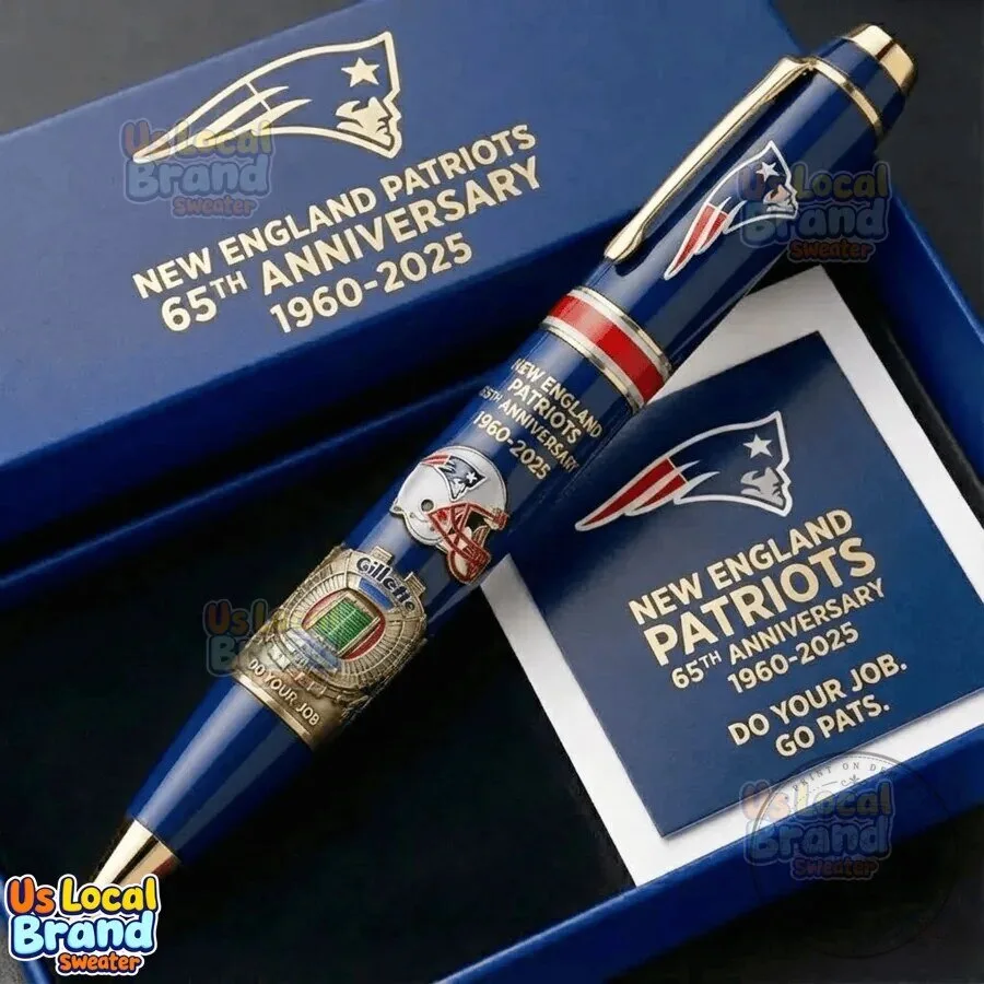 New England Patriots 65th Anniversary Commemorative Collectible Pen