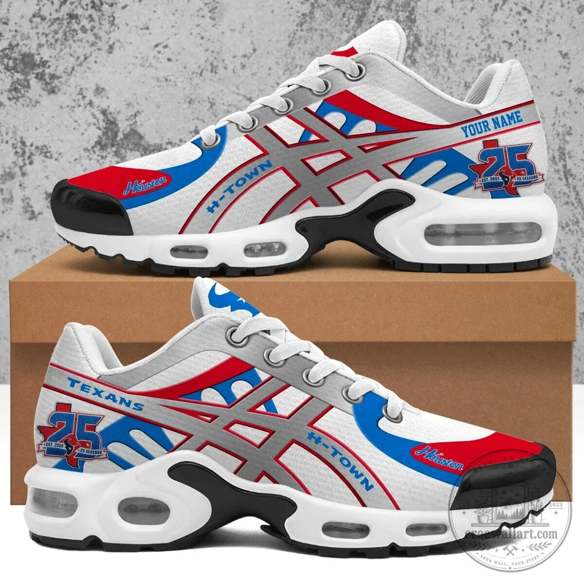 Personalized Running Shoes for Houston Texans Space City Edition