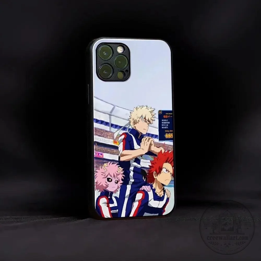 My Hero Academia Anime Bakugo Kirishima Ashido Phone Case
