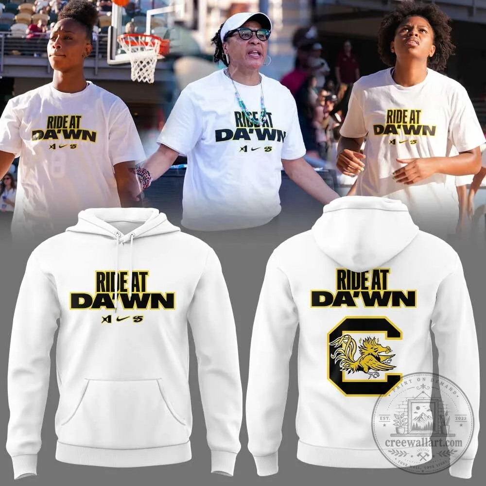 South Carolina Gamecocks Women's Basketball Dawn Staley Ride At Dawn Hoodie