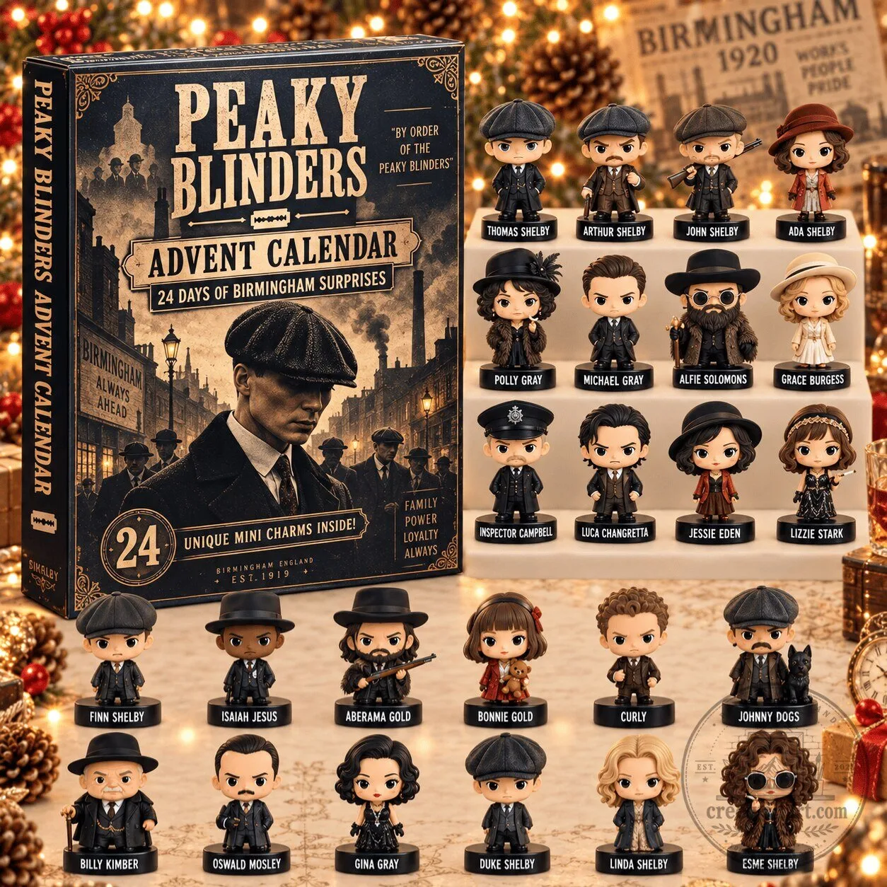 Peaky Blinders Advent Calendar 24 Days of Birmingham Surprises