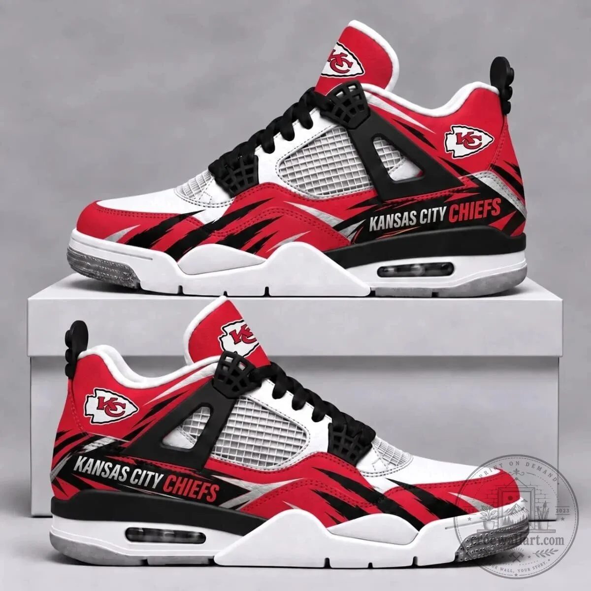 Kansas City Chiefs NFL Fan Gear Sneakers