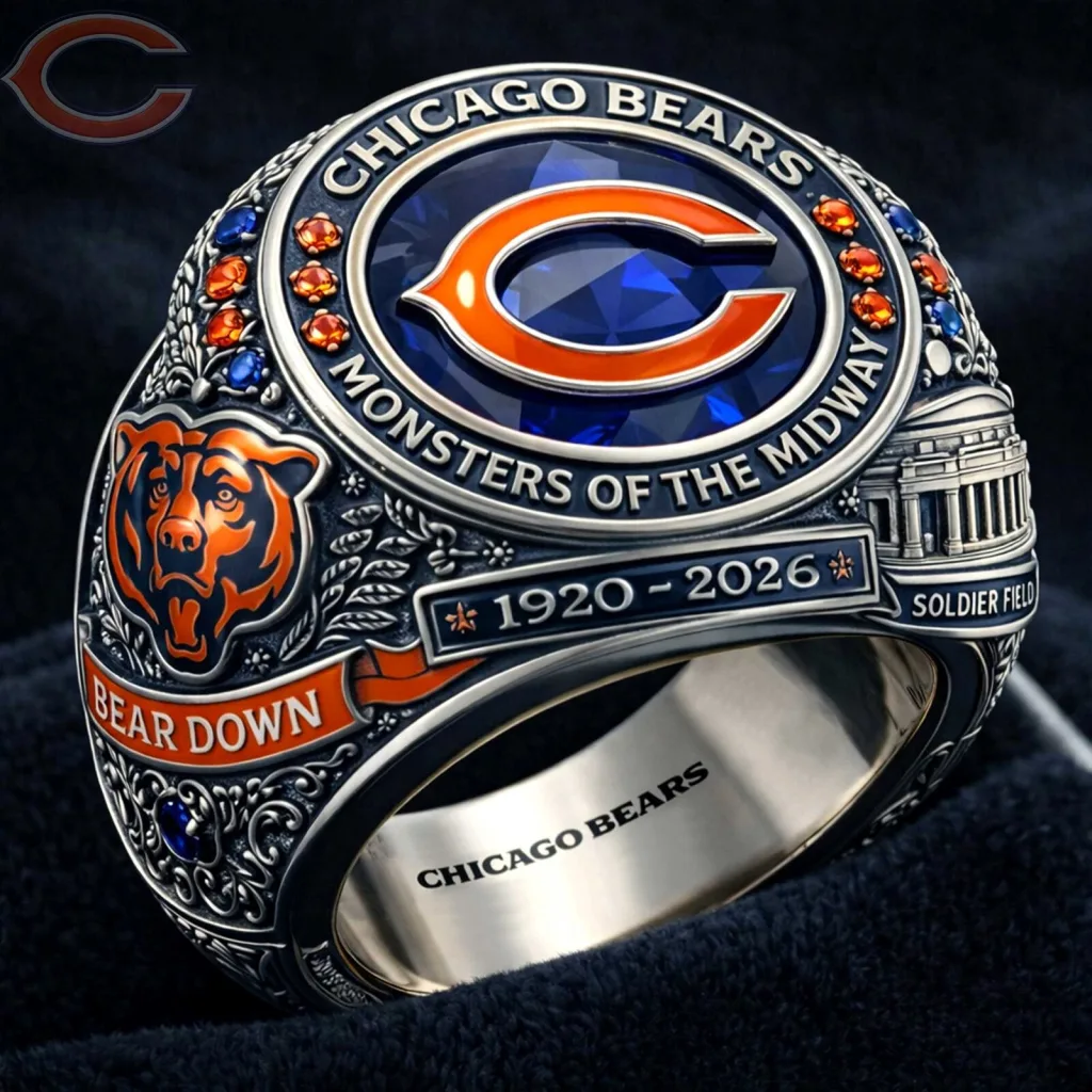Chicago Bears Monsters of the Midway Commemorative Championship Ring Chicago Bears Monsters of the Midway Commemorative Championship Ring