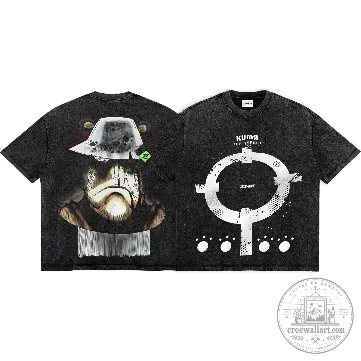 Bartholomew Kuma The Tyrant One Piece Anime Inspired Graphic T-Shirt