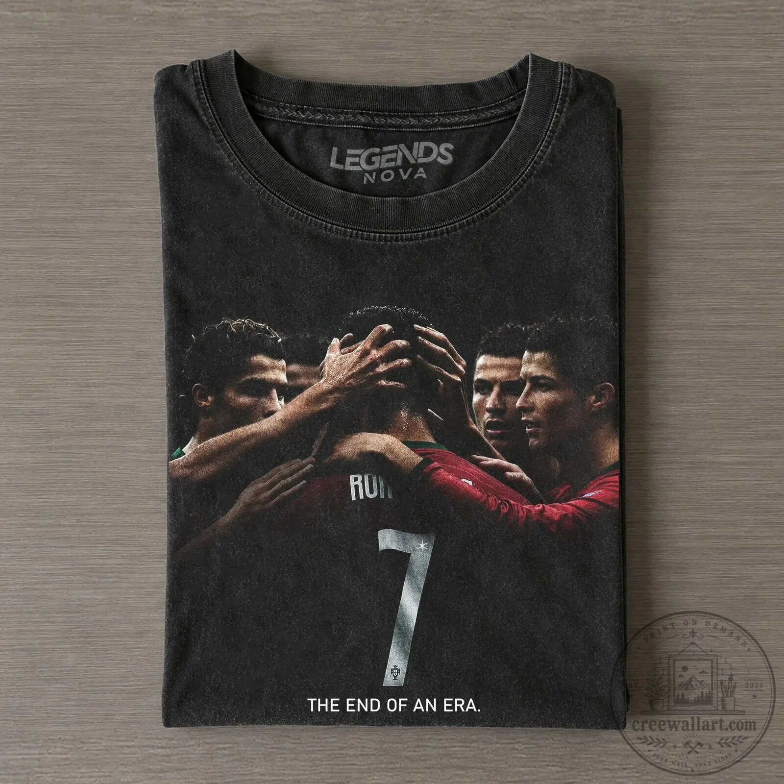 Cristiano Ronaldo Portugal Football Team The End of an Era T-Shirt