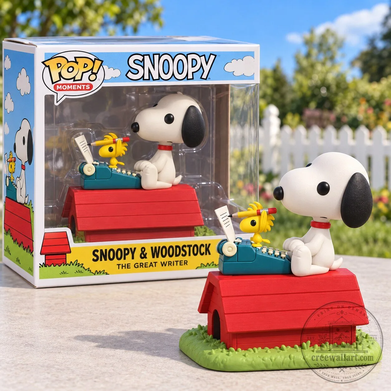 Snoopy and Woodstock The Great Writer Collectible Funko Pop Figurine