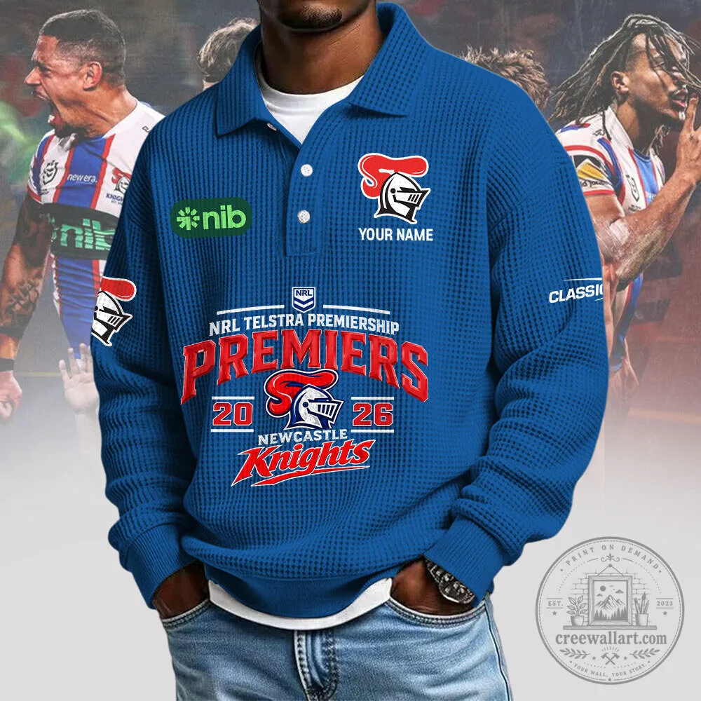 Newcastle Knights Rugby League NRL Telstra Premiership 2026 Blue Hoodie