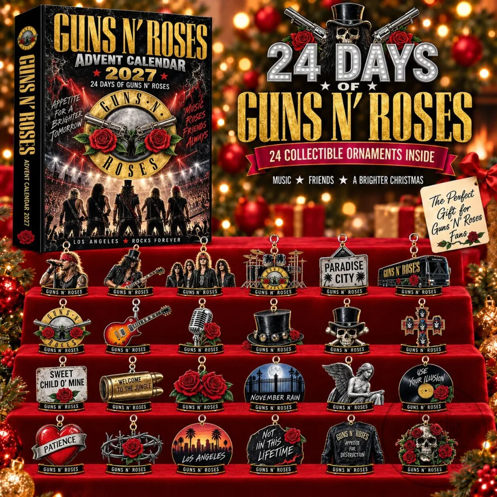 Guns N' Roses Advent Calendar 2027 Music Band Christmas Gift Guns N' Roses Advent Calendar 2027 Music Band Christmas Gift