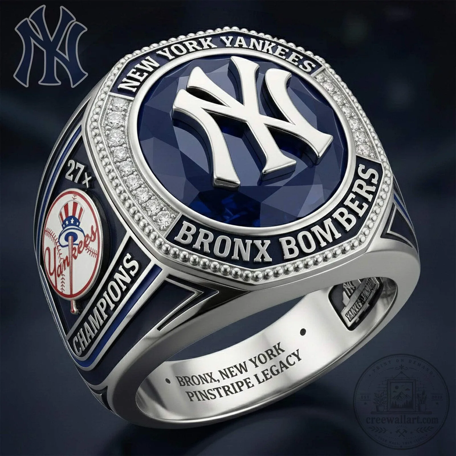New York Yankees World Series Champions Commemorative Ring