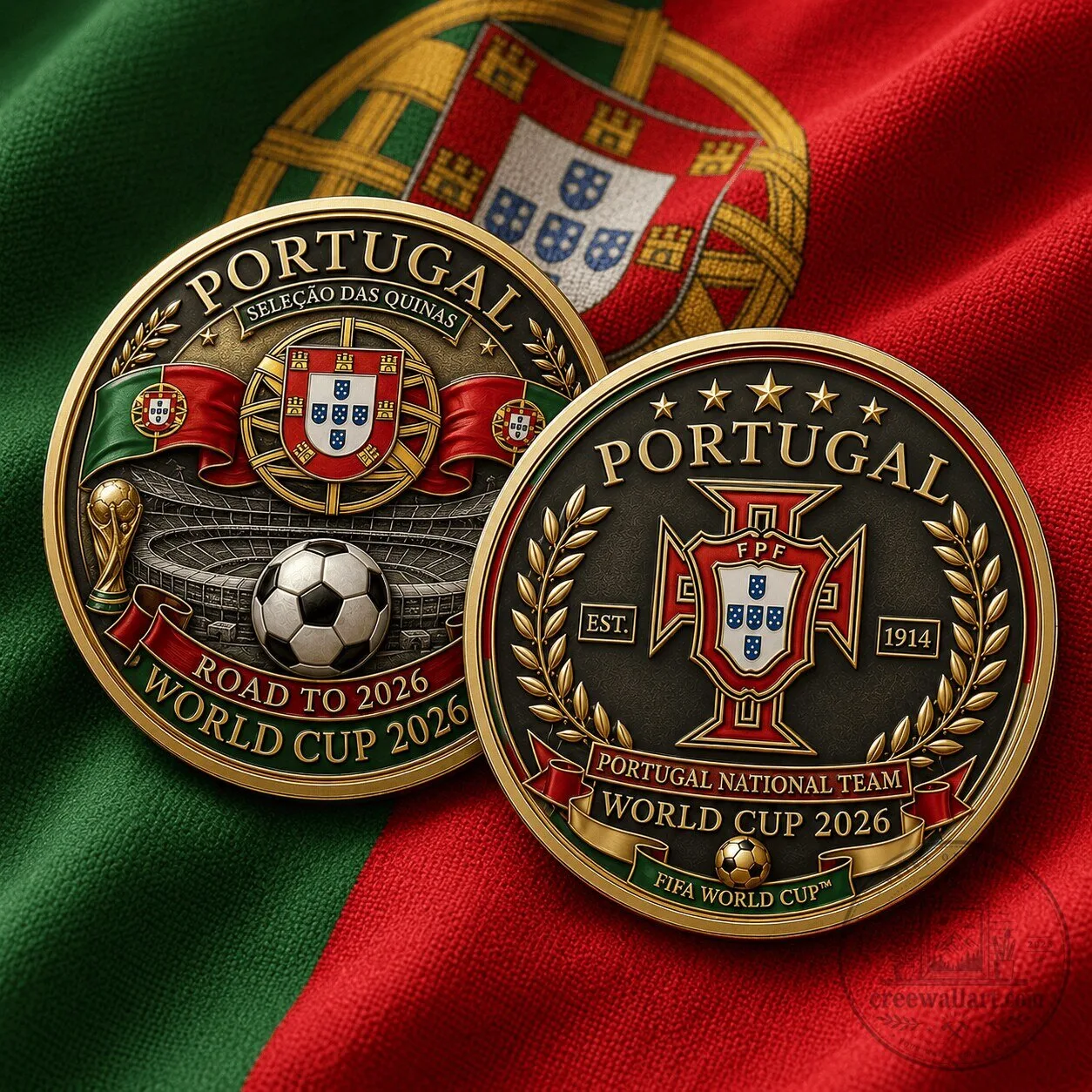 Portugal National Team FIFA World Cup 2026 Commemorative Coin