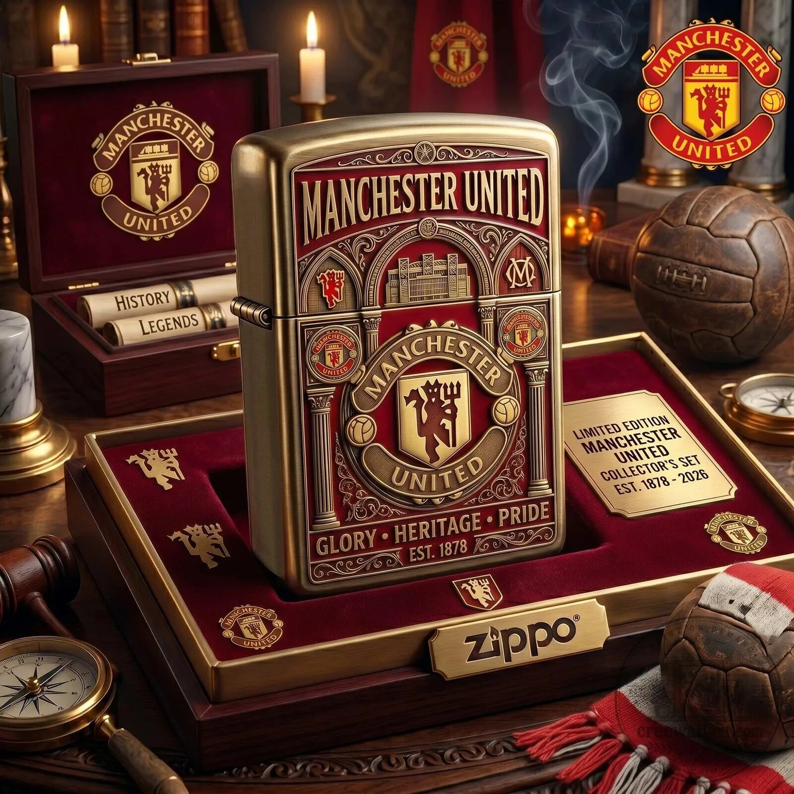 Manchester United Football Club Zippo Lighter
