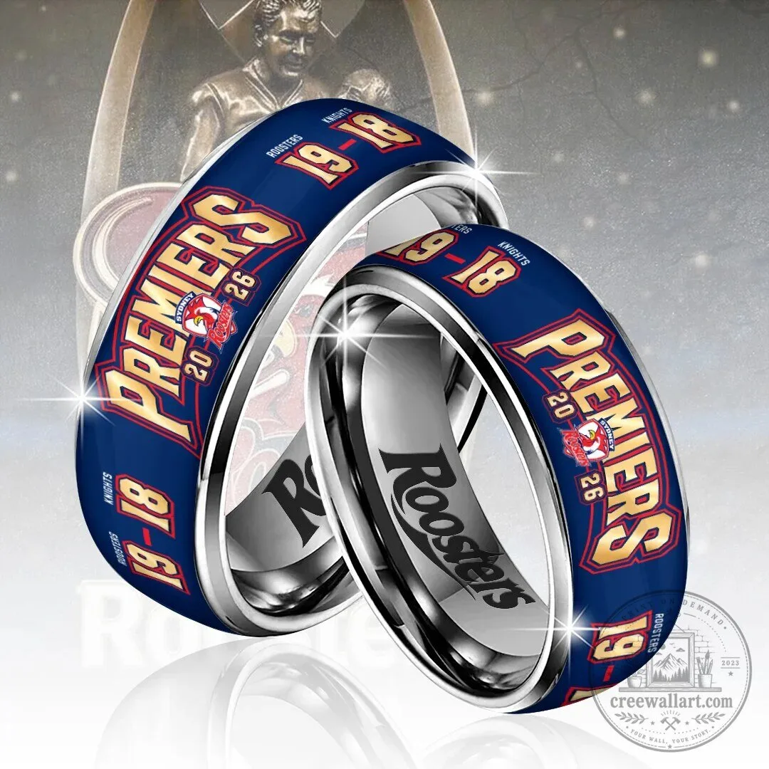 Sydney Roosters National Rugby League Premiers 2026 Commemorative Ring