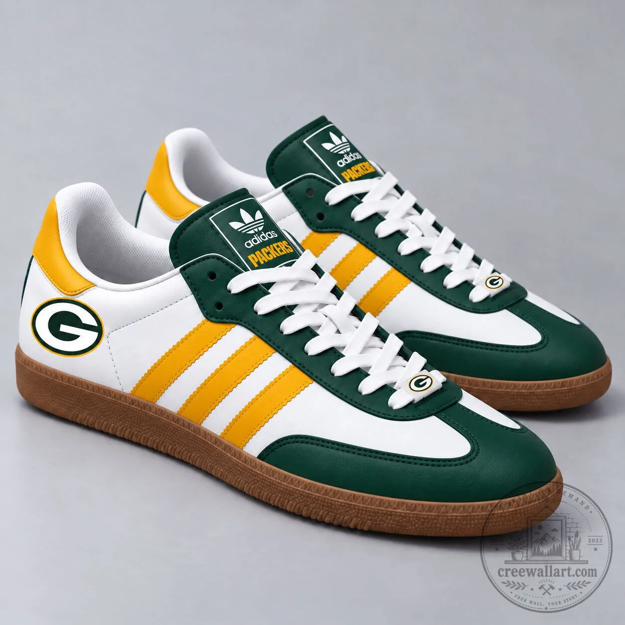 Green Bay Packers National Football League Team Pride Samba Shoes 1 Green Bay Packers National Football League Team Pride Samba Shoes