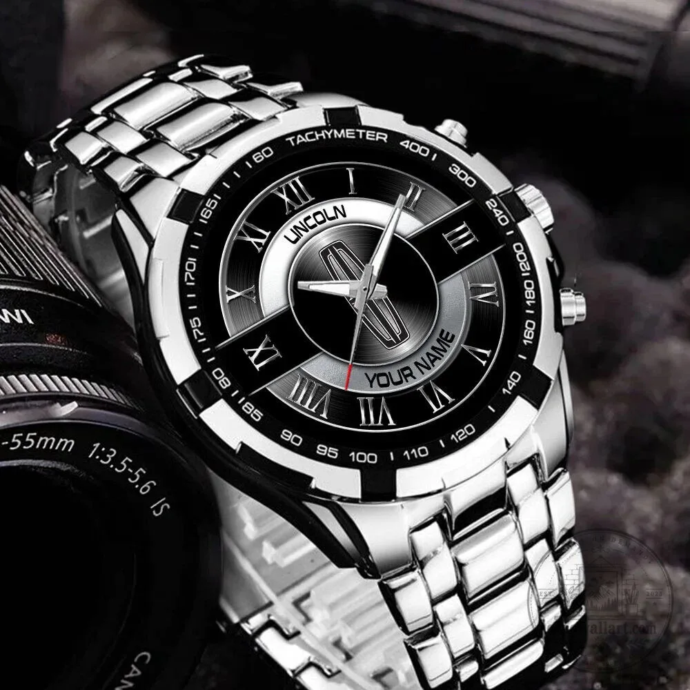 Elegant Fashion Design Watch from Lincoln Motor Company with Custom Name Option 7 Elegant Fashion Design Watch from Lincoln Motor Company with Custom Name Option