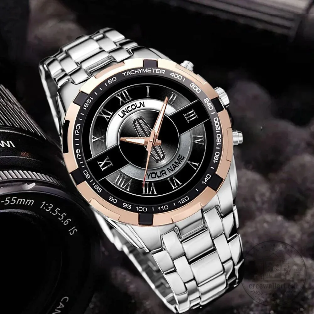 Elegant Fashion Design Watch from Lincoln Motor Company with Custom Name Option 9 Elegant Fashion Design Watch from Lincoln Motor Company with Custom Name Option